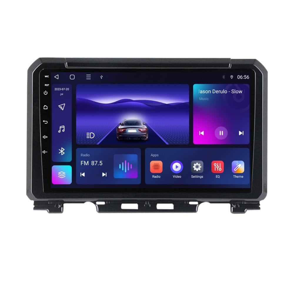 Navigatie dedicata cu Android Suzuki Jimny dupa 2018, 3GB RAM, Radio GPS Dual Zone, Display HD QLED 9