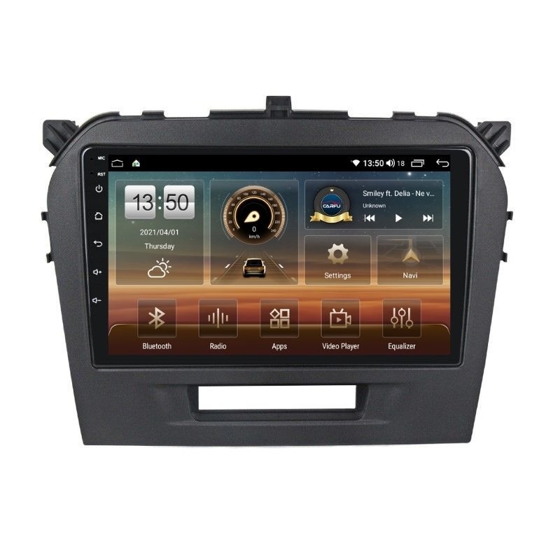 Navigatie dedicata cu Android Suzuki Vitara dupa 2015, 2GB RAM, Radio GPS Dual Zone, Display HD QLED 9" Touchscreen, Internet Wi-Fi si slot SIM 4G, Bluetooth, MirrorLink, USB - Imagine 3