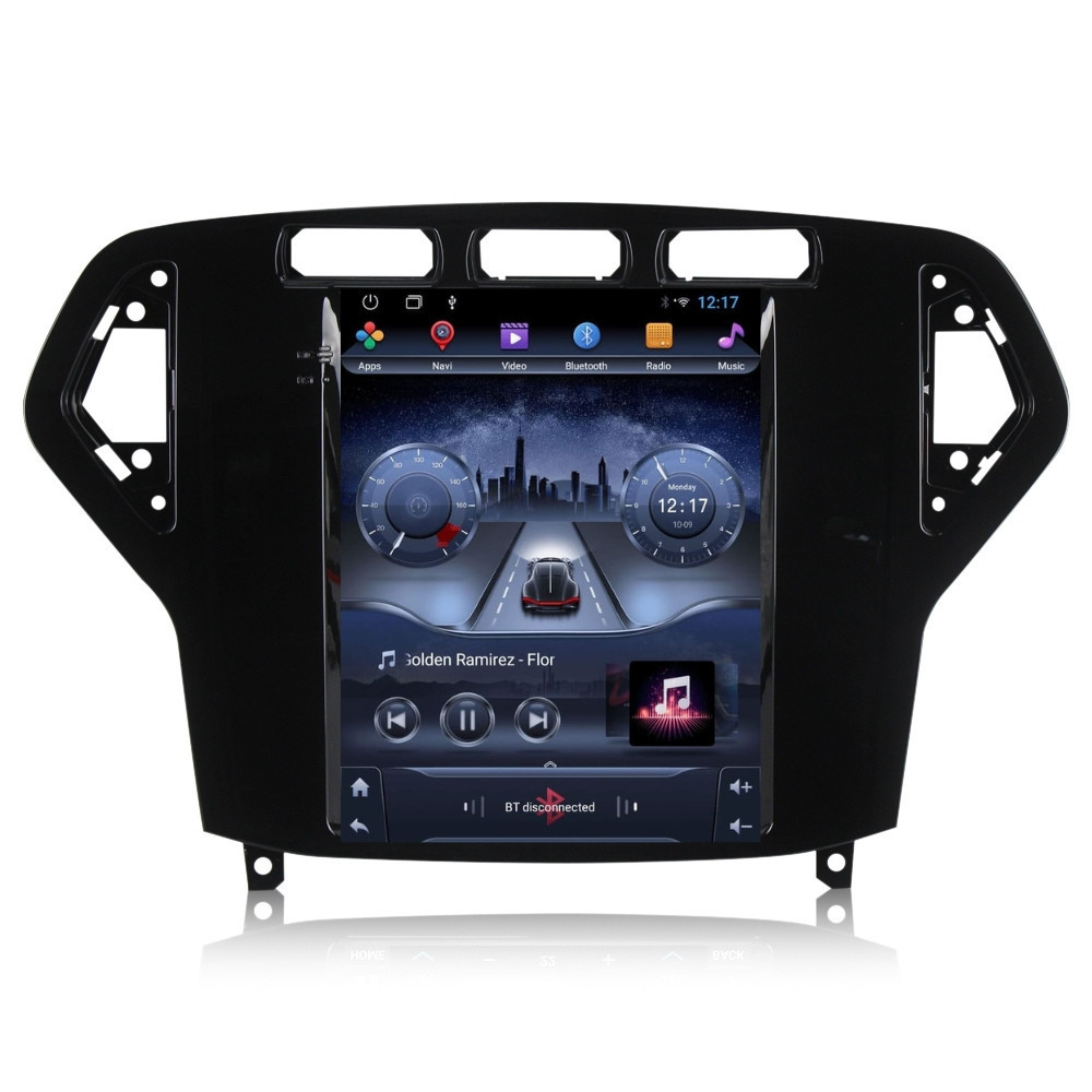 Navigatie dedicata cu Android tip tesla Ford Mondeo IV 2007 - 2011 clima automata, negru, 2GB RAM, Radio GPS Dual Zone, Touchscreen IPS 9.7