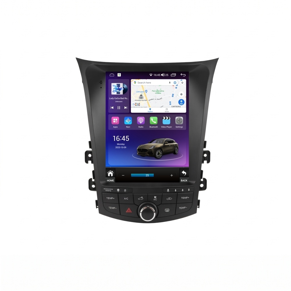 Navigatie dedicata cu Android tip tesla Hyundai i30 2011 - 2017, 4GB RAM, Radio GPS Dual Zone, Touchscreen IPS 9.7" HD, Internet Wi-Fi si slot SIM 4G, Bluetooth, MirrorLink, USB