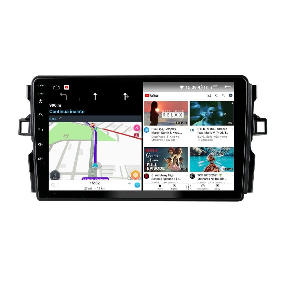 Navigatie dedicata cu Android Toyota Auris 2006 - 2012, 4GB RAM, Radio GPS Dual Zone, Display HD IPS 9" Touchscreen, Internet Wi-Fi, Bluetooth, MirrorLink, USB - Imagine 7
