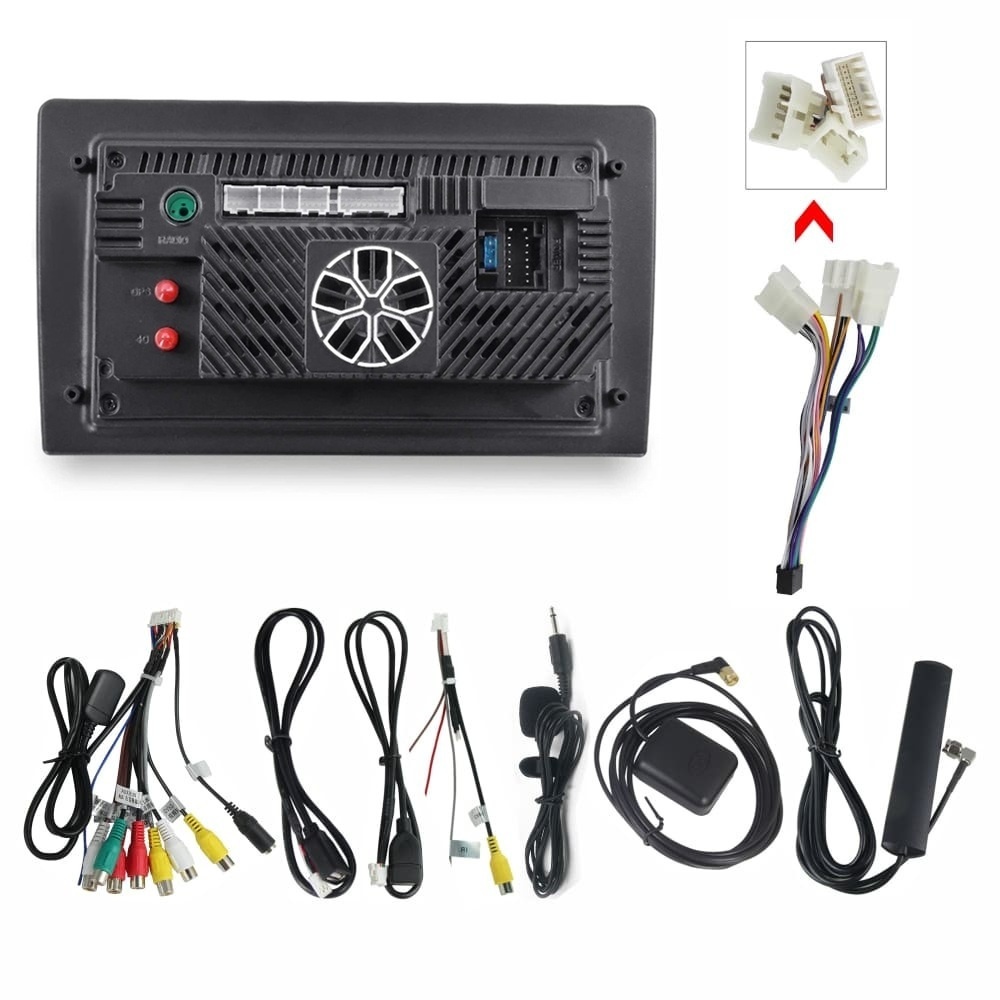 Navigatie dedicata cu Android Toyota Corolla 2007 - 2013, 4GB RAM, Radio GPS Dual Zone, Display HD QLED 9" Touchscreen, Internet Wi-Fi si slot SIM 4G, Bluetooth, MirrorLink, USB - Imagine 5