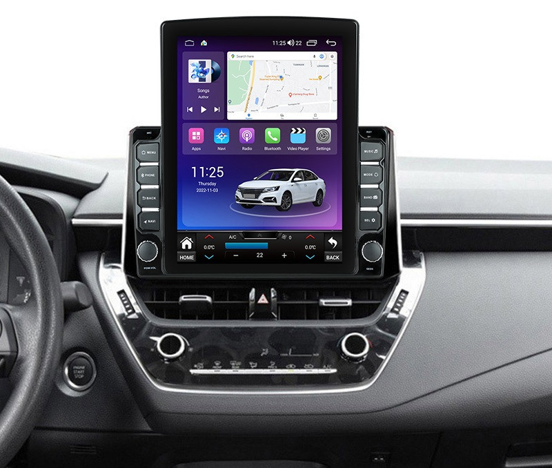 Navigatie dedicata cu Android Toyota Corolla E21 dupa 2019, 8GB RAM, Radio GPS Dual Zone, Touchscreen IPS 9.7