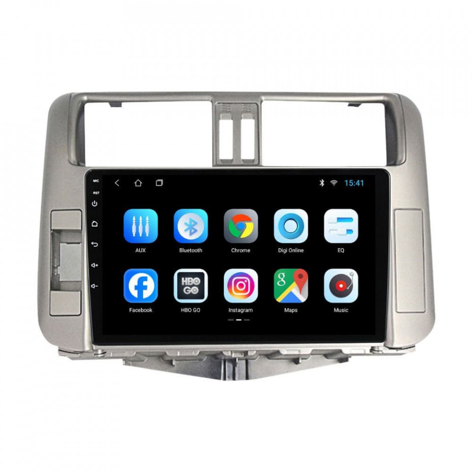 Navigatie dedicata cu Android Toyota Land Cruiser Prado J150 2009 - 2013, 1GB RAM, Radio GPS Dual Zone, Display HD IPS 9