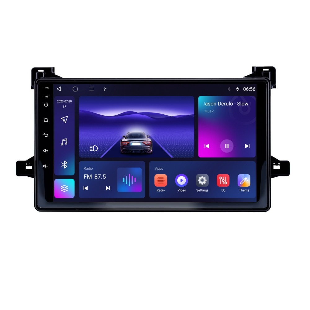 Navigatie dedicata cu Android Toyota Prius W5 dupa 2015, 4GB RAM, Radio GPS Dual Zone, Display HD IPS 9" Touchscreen, Internet Wi-Fi, Bluetooth, MirrorLink, USB