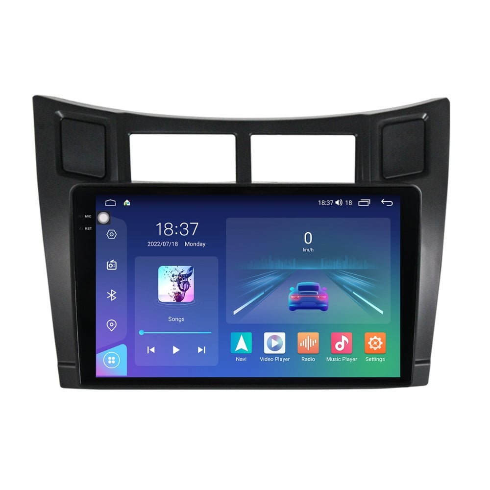 Navigatie dedicata cu Android Toyota Yaris 2006 - 2011, 4GB RAM, Radio GPS Dual Zone, Display 2K QLED 9.5