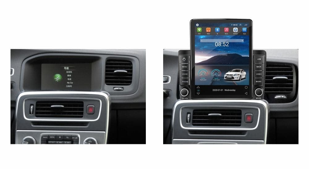 Navigatie dedicata cu Android Volvo S60 II / V60 I 2010 - 2014, 1GB RAM, Radio GPS Dual Zone, Touchscreen IPS 9.7