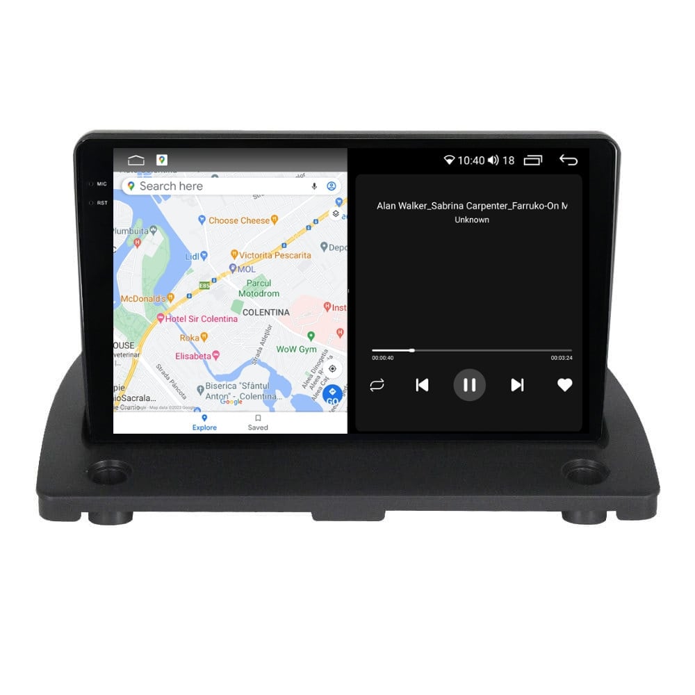 Navigatie dedicata cu Android Volvo XC90 I 2002 - 2015, 4GB RAM, Radio GPS Dual Zone, Display 2K QLED 9.5