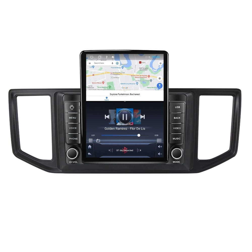 Navigatie dedicata cu Android VW Crafter dupa 2016, 1GB RAM, Radio GPS Dual Zone, Touchscreen IPS 9.7