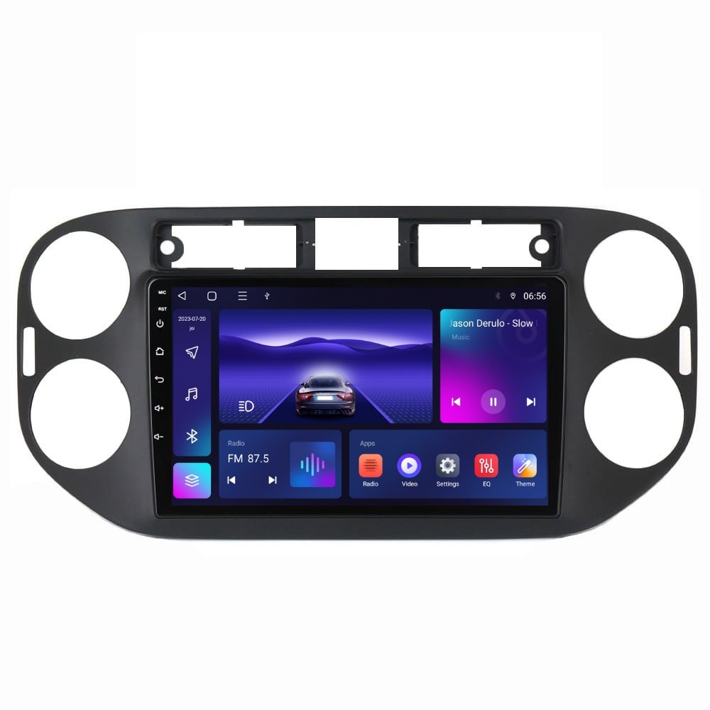 Navigatie dedicata cu Android VW Tiguan I 2012 - 2018, 4GB RAM, Radio GPS Dual Zone, Display HD IPS 9" Touchscreen, Internet Wi-Fi, Bluetooth, MirrorLink, USB