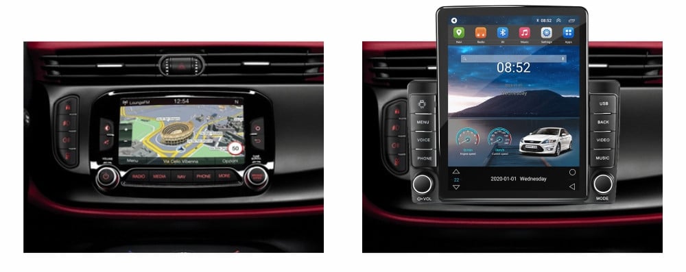 Navigatie dedicata cu Android Alfa Romeo Giulietta 2014 - 2020, 1GB RAM, Radio GPS Dual Zone, Touchscreen IPS 9.7