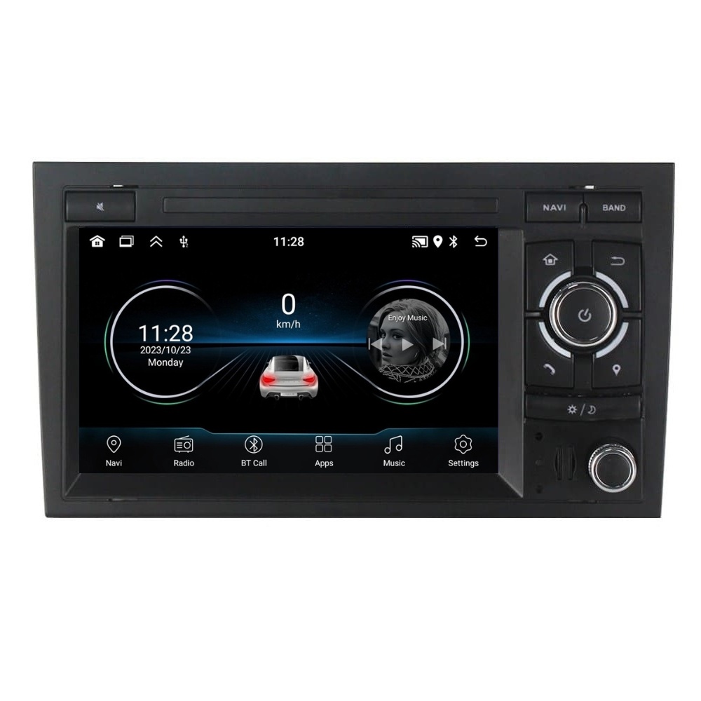 Navigatie dedicata cu Android Audi A4 (B6, B7) 2000 - 2008, 2GB RAM, Radio GPS Dual Zone, Display HD IPS 7