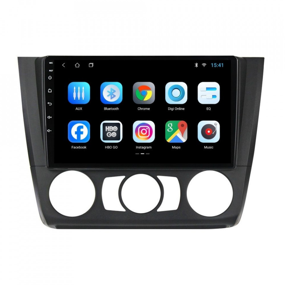 Navigatie dedicata cu Android BMW Seria 1 (E81 / E87) 2007 - 2013, clima manuala, 2GB RAM, Radio GPS Dual Zone, Display HD IPS 9