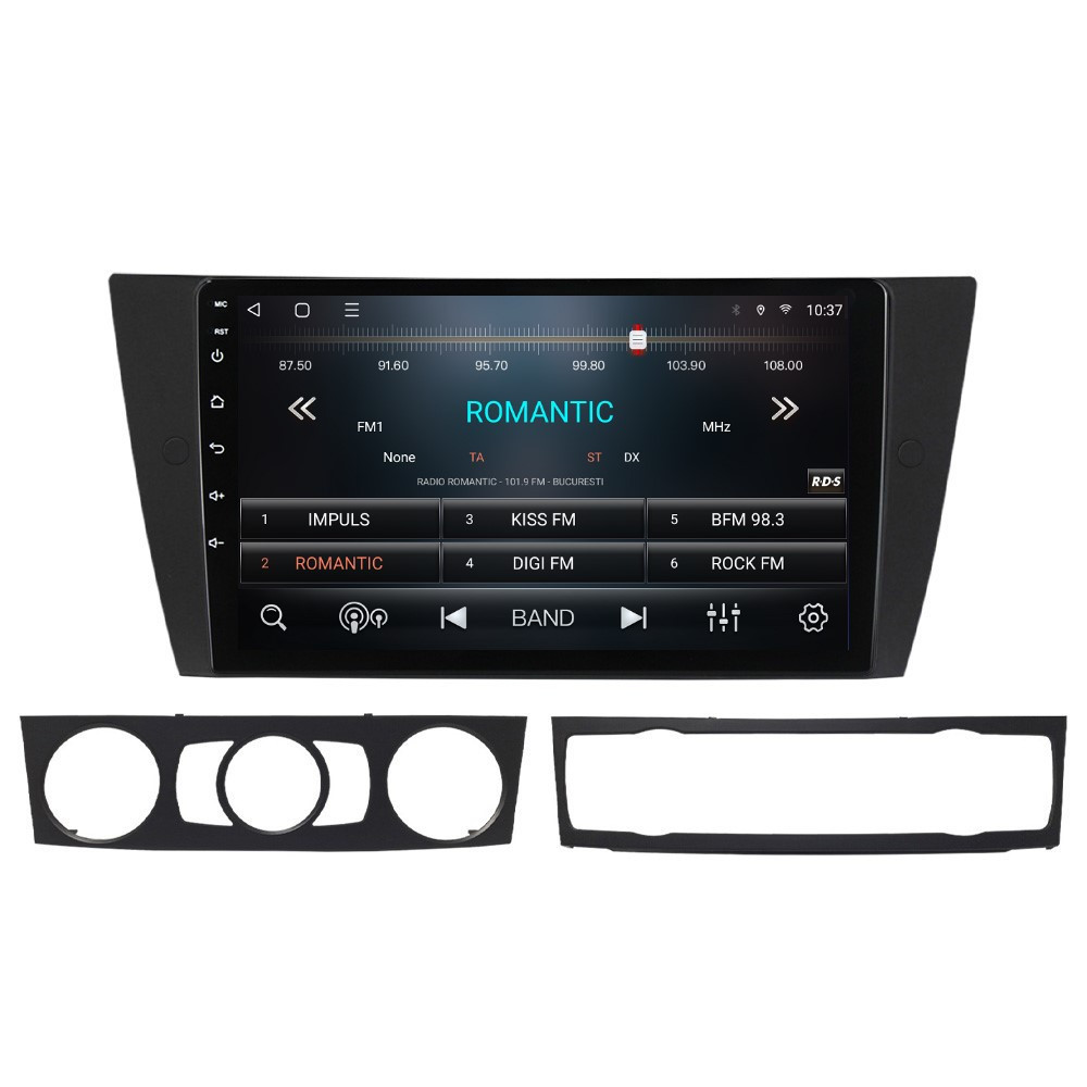 Navigatie dedicata cu Android BMW Seria 3 (E90) 2004 - 2013, 2GB RAM, Radio GPS Dual Zone, Display HD QLED 9