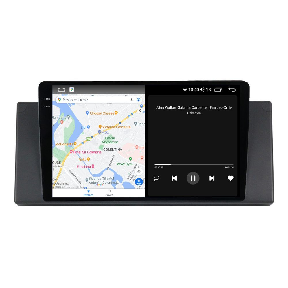 Navigatie dedicata cu Android BMW Seria 5 (E39) 1995 - 2003, 4GB RAM, Radio GPS Dual Zone, Display 2K QLED 9.5