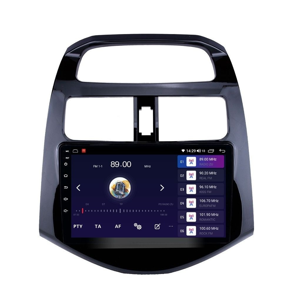 Navigatie dedicata cu Android Chevrolet Spark 2009 - 2015, 2GB RAM, Radio GPS Dual Zone, Display HD QLED 9