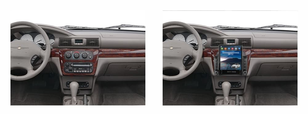 Navigatie dedicata cu Android Chrysler Sebring 2000 - 2007, 1GB RAM, Radio GPS Dual Zone, Touchscreen IPS 9.7