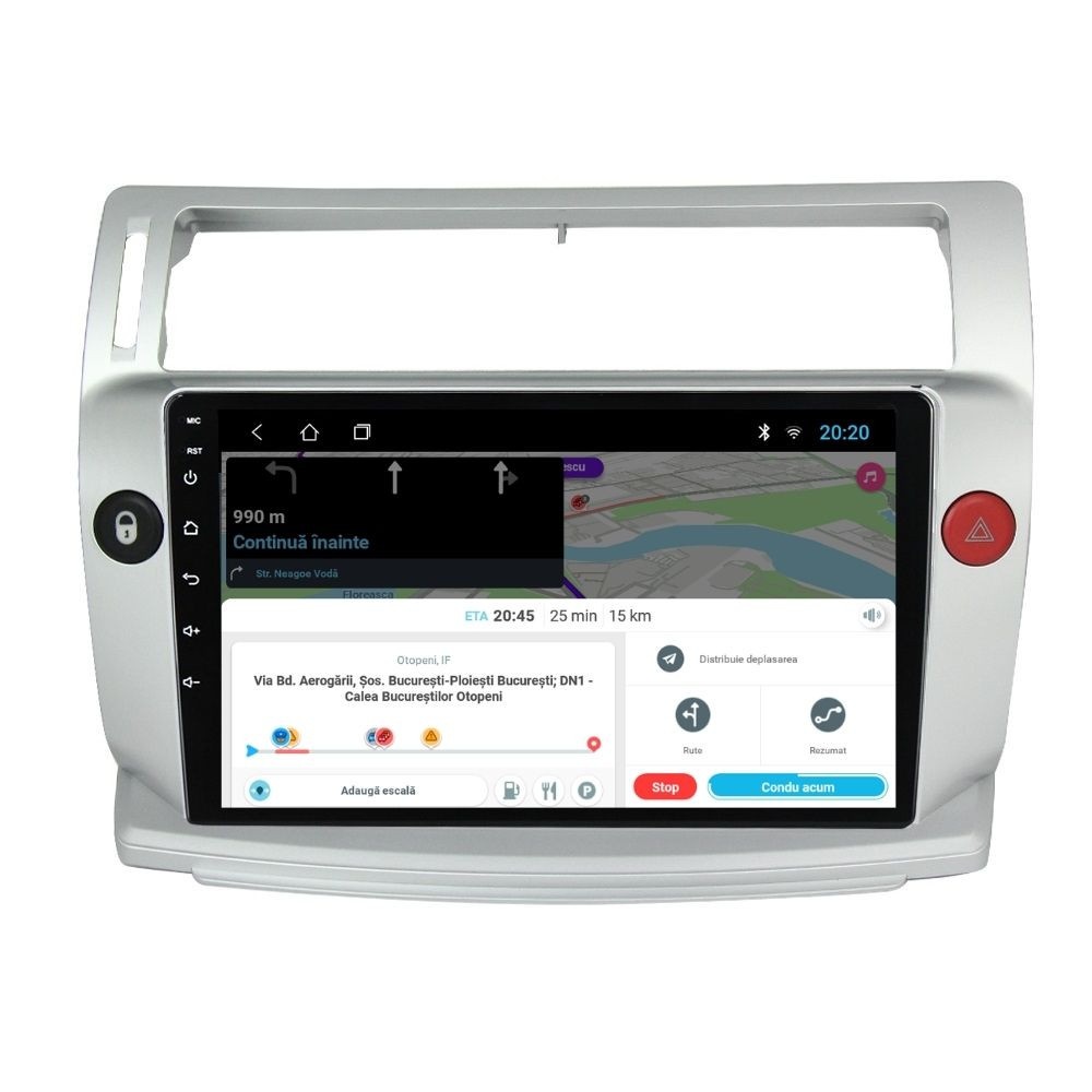 Navigatie dedicata cu Android Citroen C4 I 2004 - 2009, 1GB RAM, Radio GPS Dual Zone, Display HD IPS 9" Touchscreen, Internet Wi-Fi, Bluetooth, MirrorLink, USB - Imagine 7