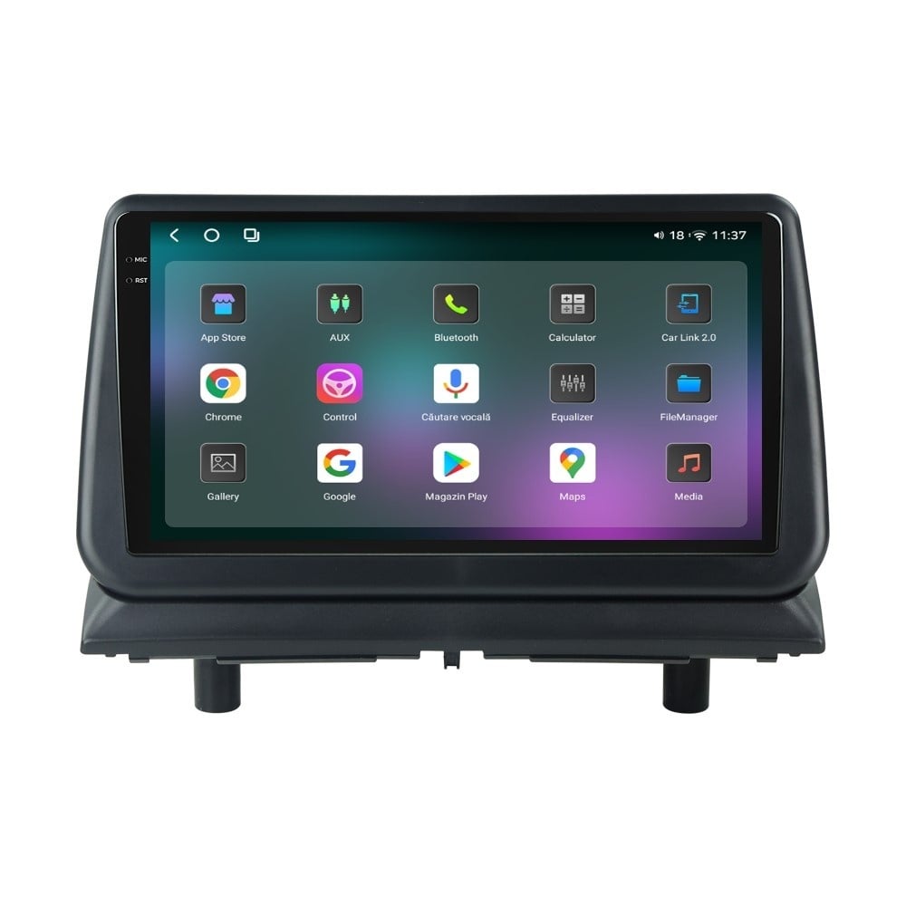 Navigatie dedicata cu Android Dodge Nitro 2006 - 2013, 12GB RAM, Radio GPS Dual Zone, Display 2K QLED 9.5\'\' Touchscreen, Internet Wi-Fi si slot SIM 4G, Bluetooth, MirrorLink, USB, Waze - 2 | YEO