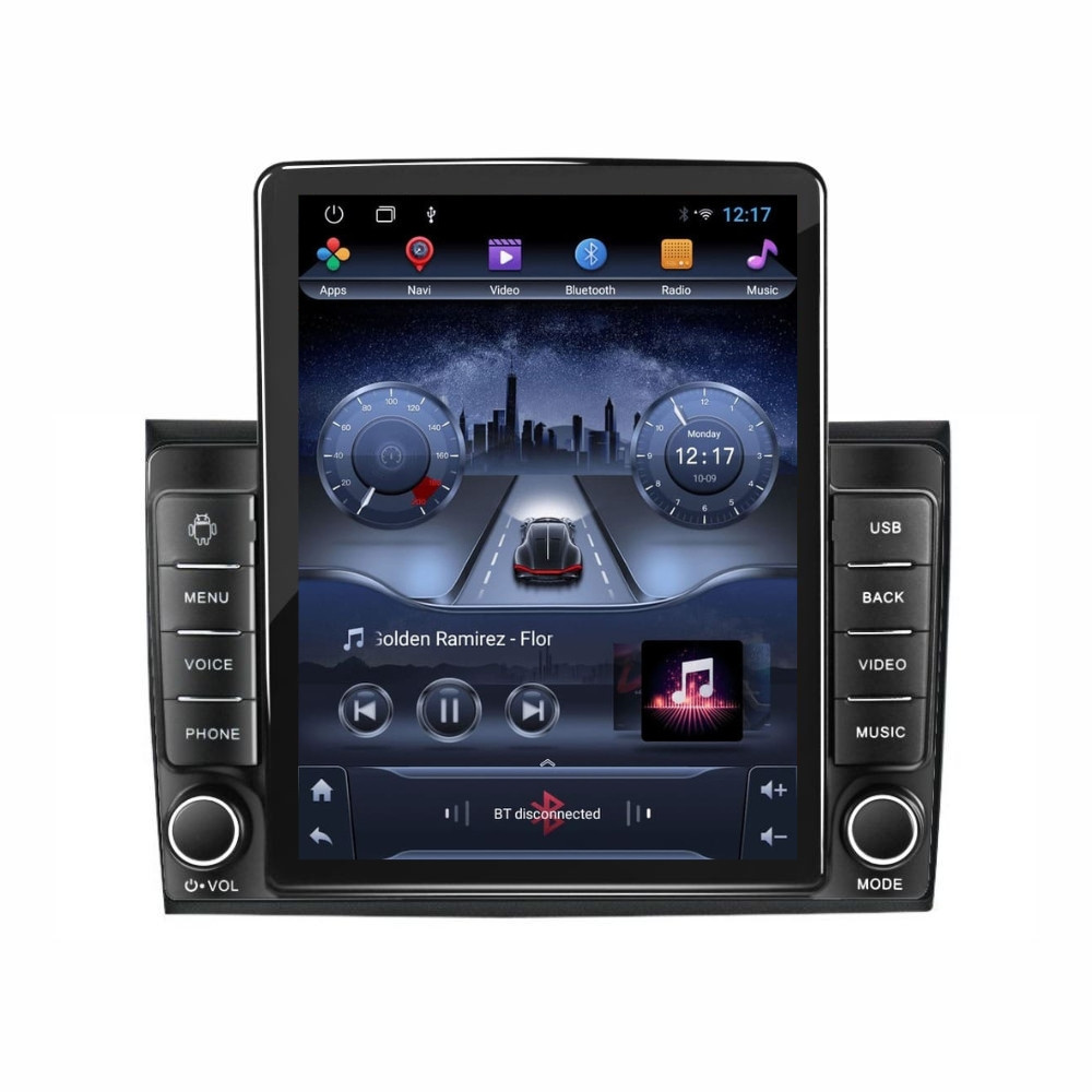 Navigatie dedicata cu Android Fiat Bravo 2007 - 2016, 2GB RAM, Radio GPS Dual Zone, Touchscreen IPS 9.7