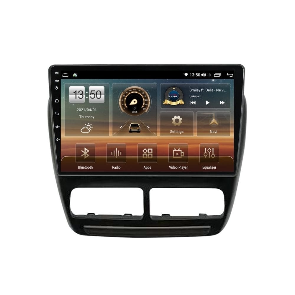 Navigatie dedicata cu Android Fiat Doblo 2010 - 2015, 4GB RAM, Radio GPS Dual Zone, Display HD QLED 10