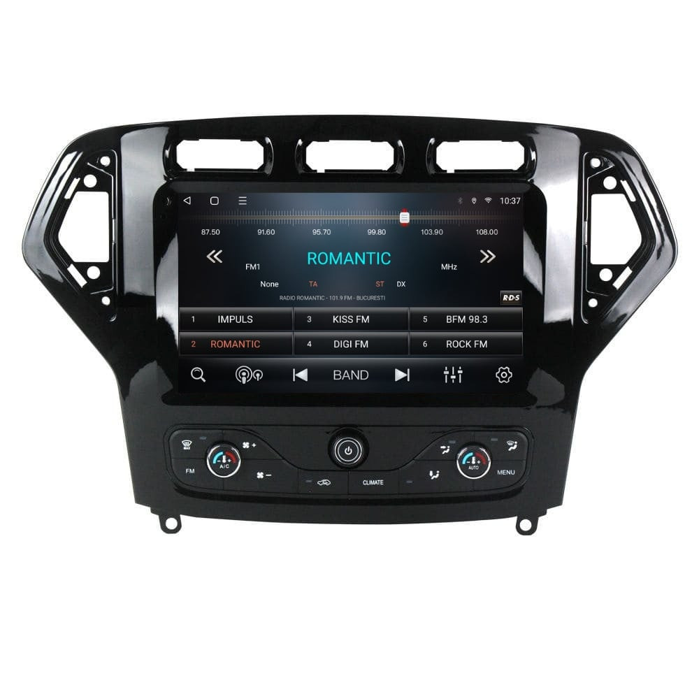 Navigatie dedicata cu Android Ford Mondeo IV 2007 - 2011 cu navigatie originala, 3GB RAM, Radio GPS Dual Zone, Display HD QLED 9