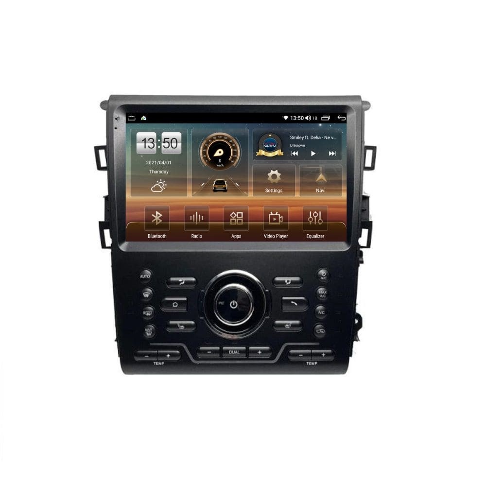 Navigatie dedicata cu Android Ford Mondeo V dupa 2014 cu navigatie originala, 4GB RAM, Radio GPS Dual Zone, Display HD QLED 9