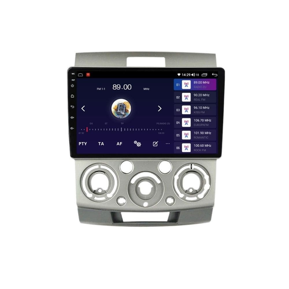 Navigatie dedicata cu Android Ford Ranger 2005 - 2011, 2GB RAM, Radio GPS Dual Zone, Display HD QLED 9" Touchscreen, Internet Wi-Fi si slot SIM 4G, Bluetooth, MirrorLink, USB - Imagine 4