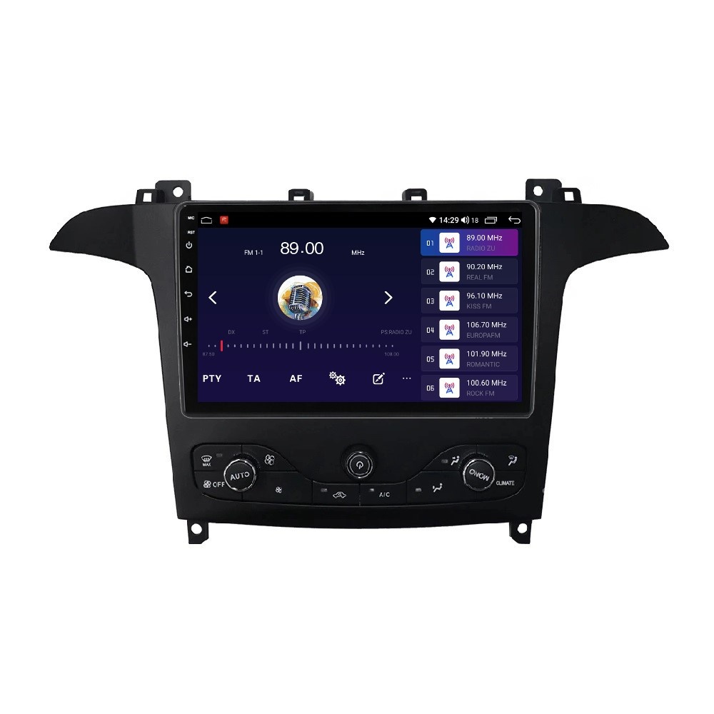 Navigatie dedicata cu Android Ford S-Max I / Galaxy II 2006 - 2015 cu navigatie originala, 2GB RAM, Radio GPS Dual Zone, Display HD QLED 9