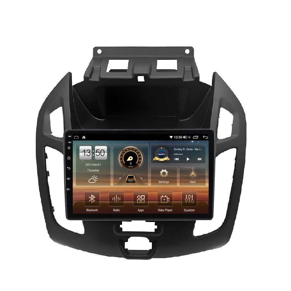 Navigatie dedicata cu Android Ford Transit / Tourneo Connect 2013 - 2018, 4GB RAM, Radio GPS Dual Zone, Display HD QLED 9