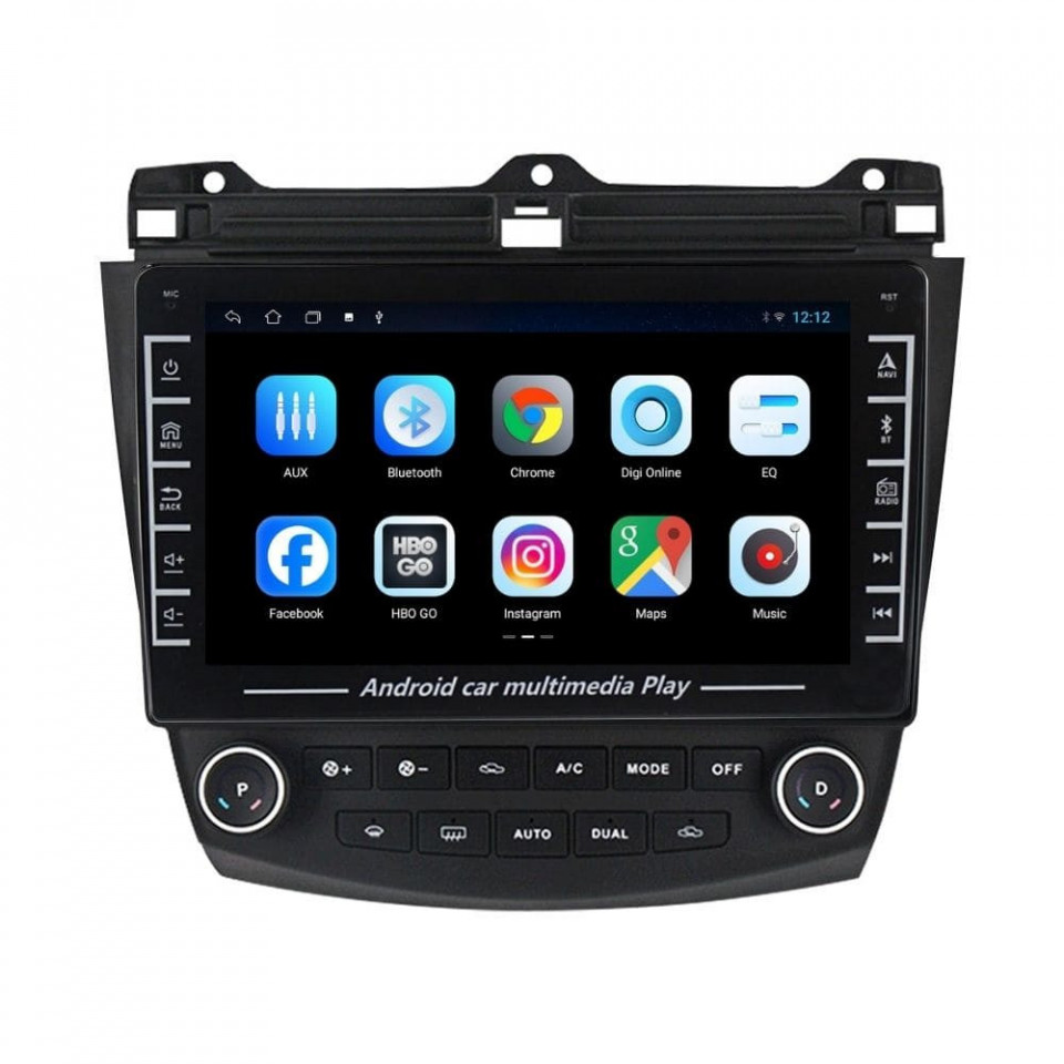 Navigatie dedicata cu Android Honda Accord VII 2003 - 2008, 1GB RAM, Radio GPS Dual Zone, Display HD IPS 8