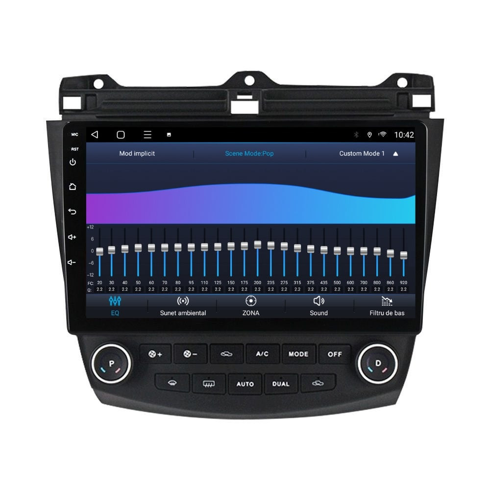 Navigatie dedicata cu Android Honda Accord VII 2003 - 2008 benzina, 3GB RAM, Radio GPS Dual Zone, Display HD QLED 10