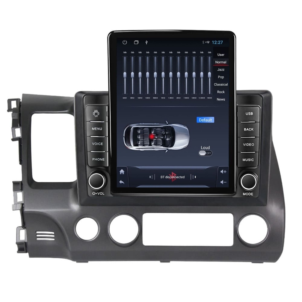 Navigatie dedicata cu Android Honda Civic VIII Sedan 2006 - 2011, 1GB RAM, Radio GPS Dual Zone, Touchscreen IPS 9.7" HD tip Tesla, Internet Wi-Fi, Bluetooth, MirrorLink, USB - Imagine 6