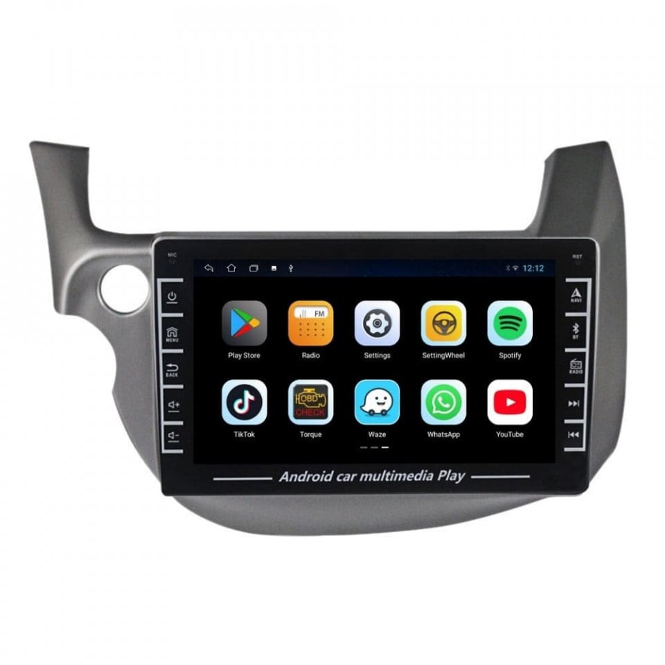 Navigatie dedicata cu Android Honda Jazz III 2007 - 2013, 1GB RAM, Radio GPS Dual Zone, Display HD IPS 8