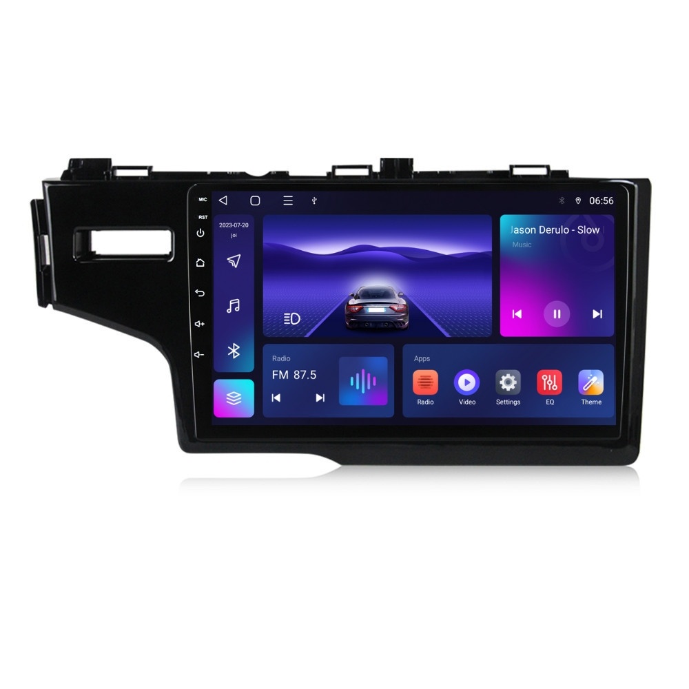 Navigatie dedicata cu Android Honda Jazz IV 2013 - 2020, 2GB RAM, Radio GPS Dual Zone, Display HD QLED 10" Touchscreen, Internet Wi-Fi si slot SIM 4G, Bluetooth, MirrorLink, USB - Imagine 2