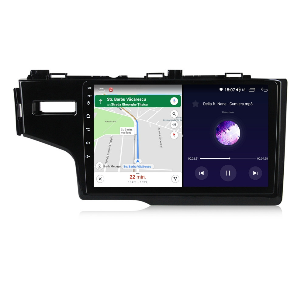Navigatie dedicata cu Android Honda Jazz IV 2013 - 2020, 8GB RAM, Radio GPS Dual Zone, Display HD QLED 10" Touchscreen, Internet Wi-Fi si slot SIM 4G, Bluetooth, MirrorLink, USB - Imagine 6
