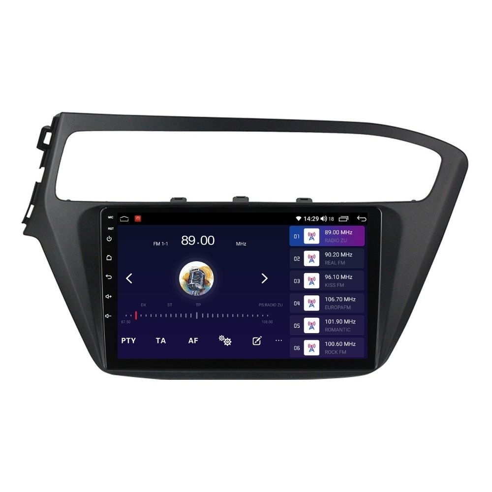 Navigatie dedicata cu Android Hyundai i20 2018 - 2020, 2GB RAM, Radio GPS Dual Zone, Display HD QLED 9