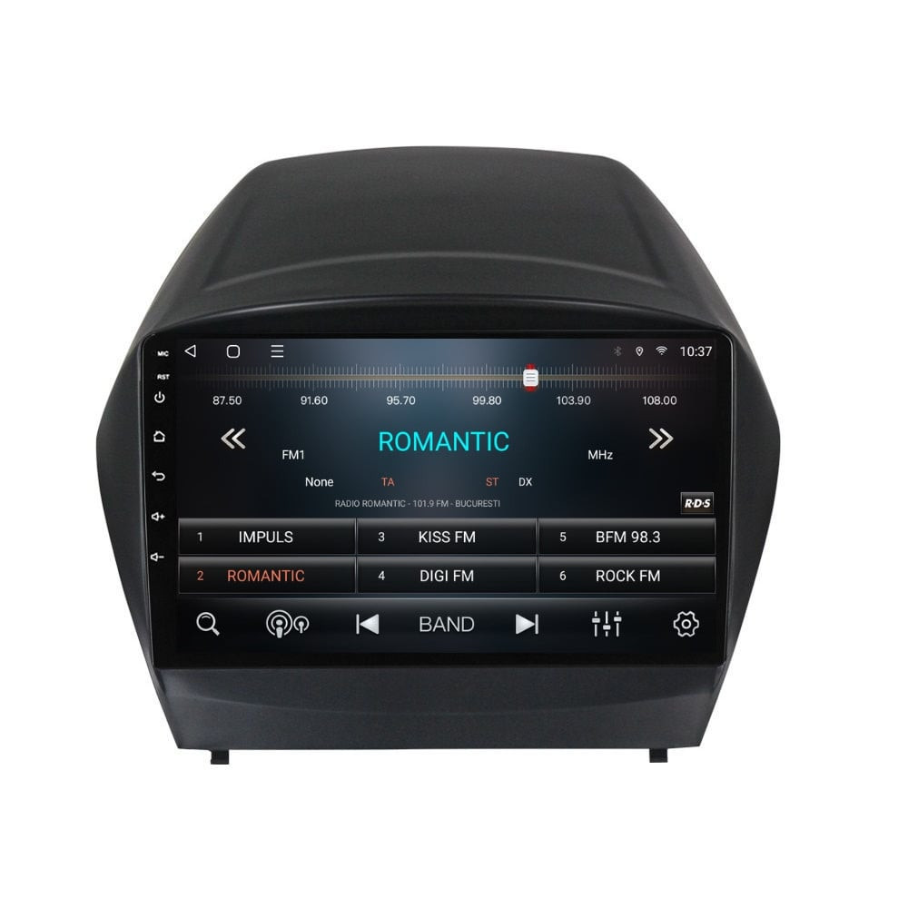 Navigatie dedicata cu Android Hyundai ix35 2009 - 2015, 3GB RAM, Radio GPS Dual Zone, Display HD QLED 9