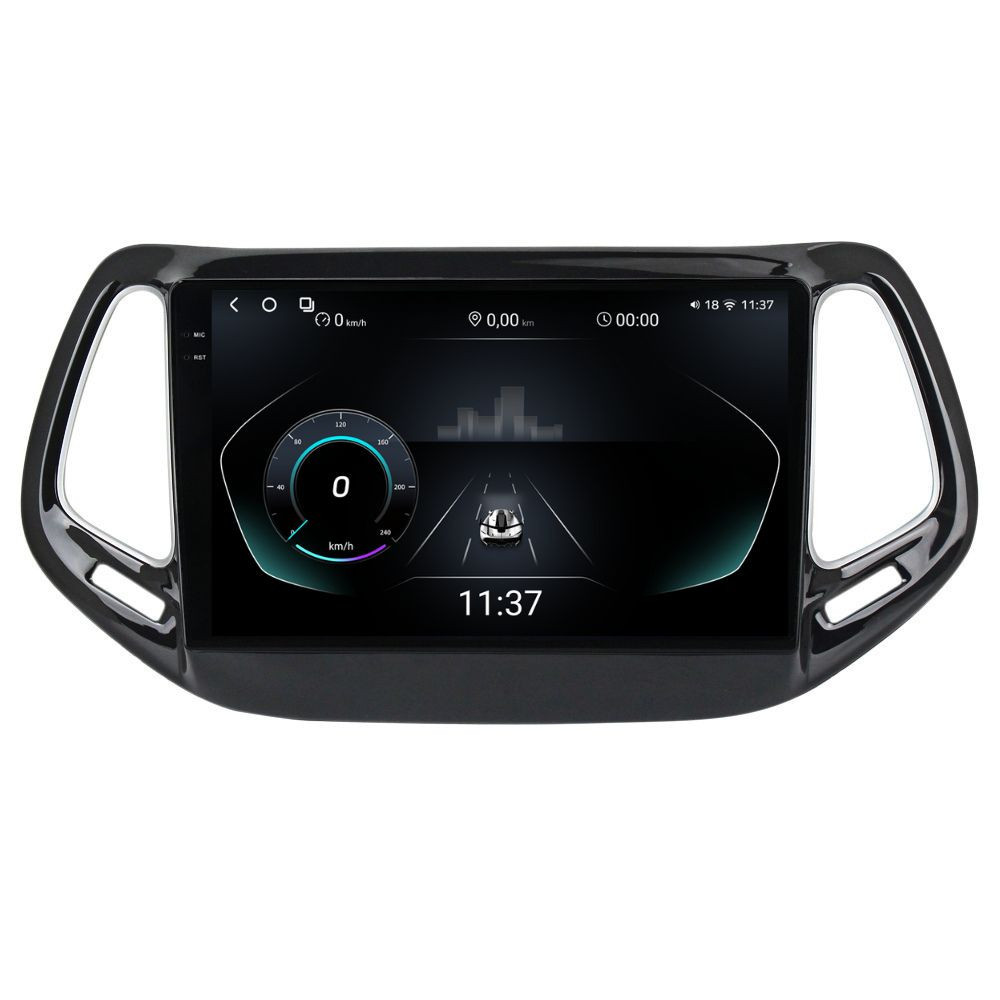 Navigatie dedicata cu Android Jeep Compass II 2016 - 2021, 12GB RAM, Radio GPS Dual Zone, Display 2K QLED 10.36