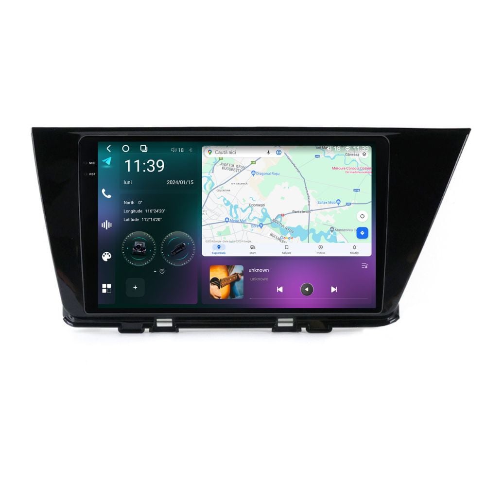 Navigatie dedicata cu Android Kia Niro 2016 - 2019, 12GB RAM, Radio GPS Dual Zone, Display 2K QLED 9.5