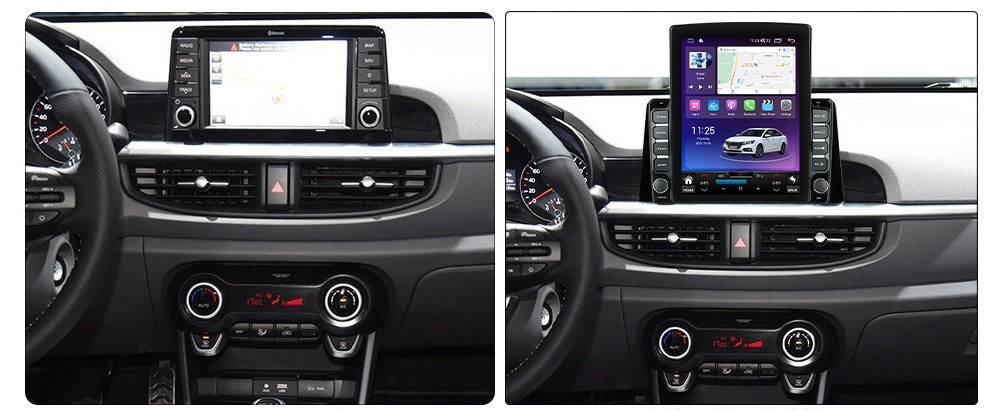 Navigatie dedicata cu Android Kia Picanto dupa 2017, 4GB RAM, Radio GPS Dual Zone, Touchscreen IPS 9.7