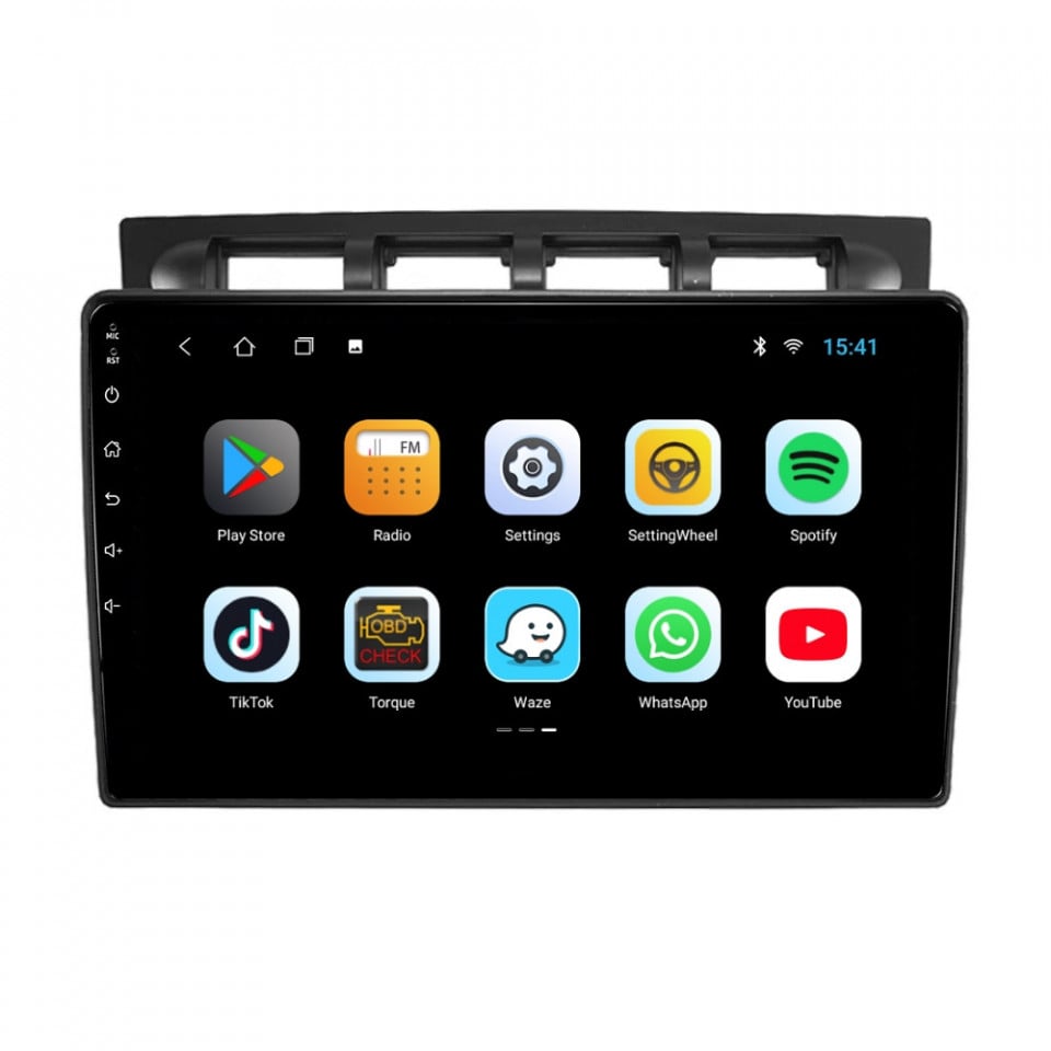 Navigatie dedicata cu Android Kia Picanto I 2004 - 2007, 2GB RAM, Radio GPS Dual Zone, Display HD IPS 9