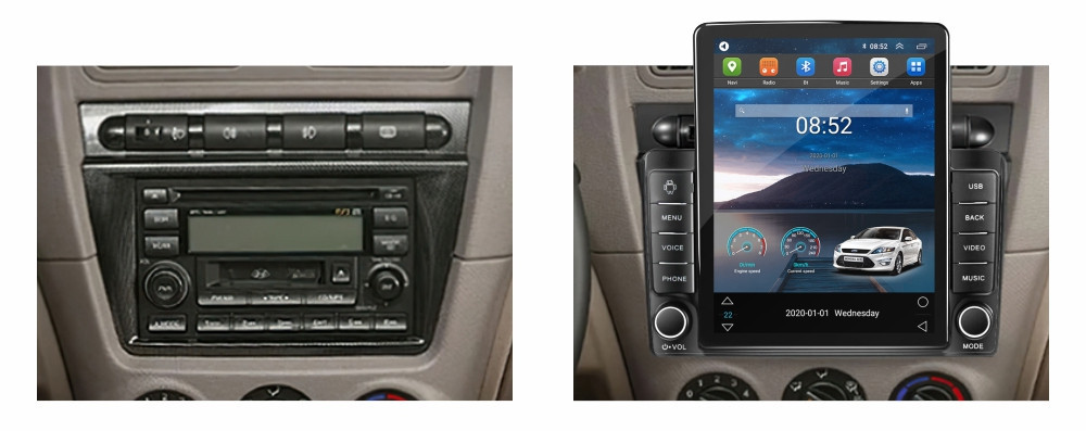 Navigatie dedicata cu Android Kia Picanto I 2004 - 2007, 2GB RAM, Radio GPS Dual Zone, Touchscreen IPS 9.7