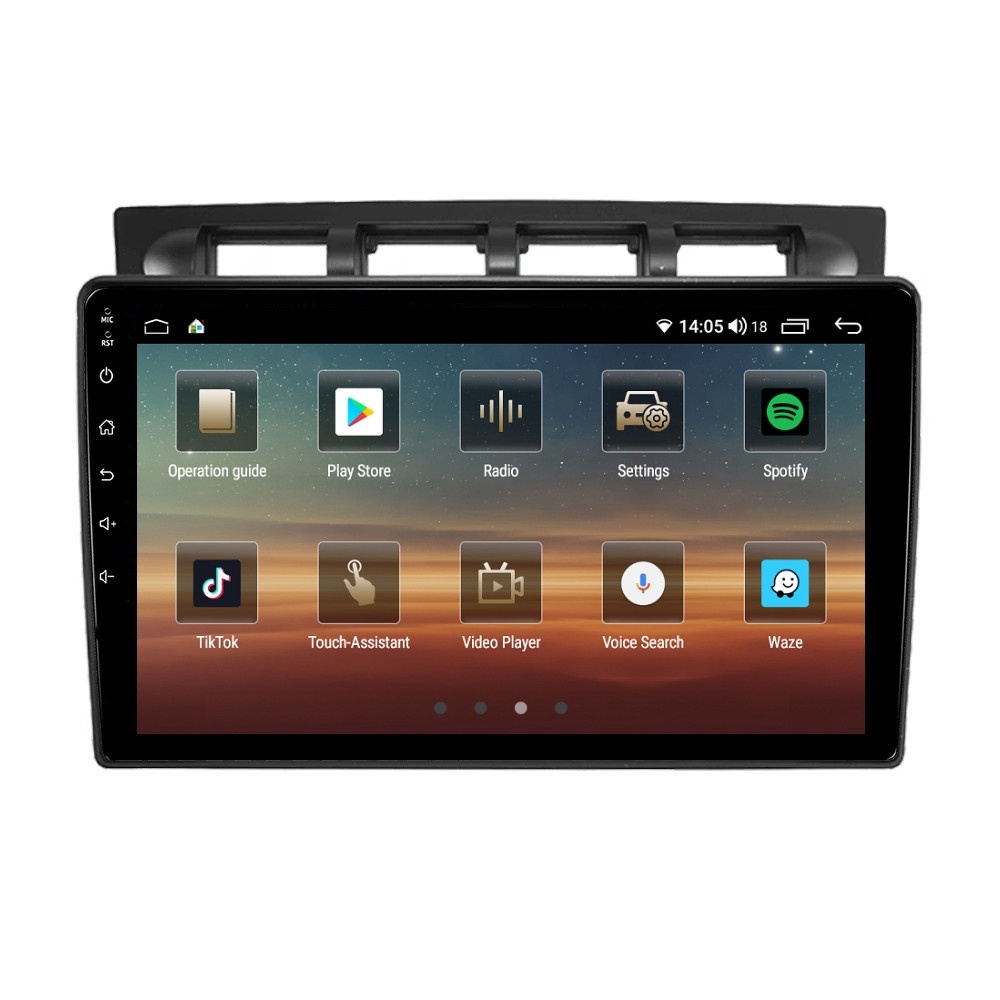 Navigatie dedicata cu Android Kia Picanto I 2004 - 2007, 8GB RAM, Radio GPS Dual Zone, Display HD QLED 9" Touchscreen, Internet Wi-Fi si slot SIM 4G, Bluetooth, MirrorLink, USB - Imagine 3