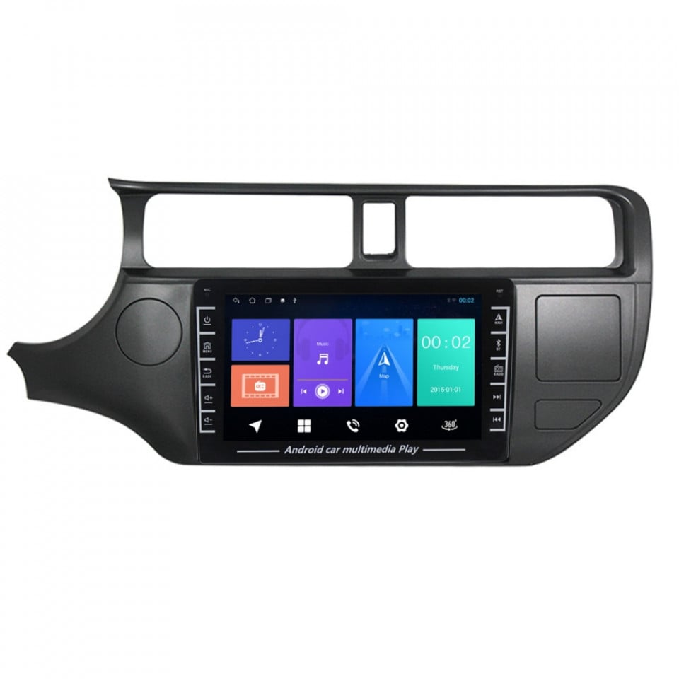 Navigatie dedicata cu Android Kia Rio III 2011 - 2014, 1GB RAM, Radio GPS Dual Zone, Display HD IPS 8