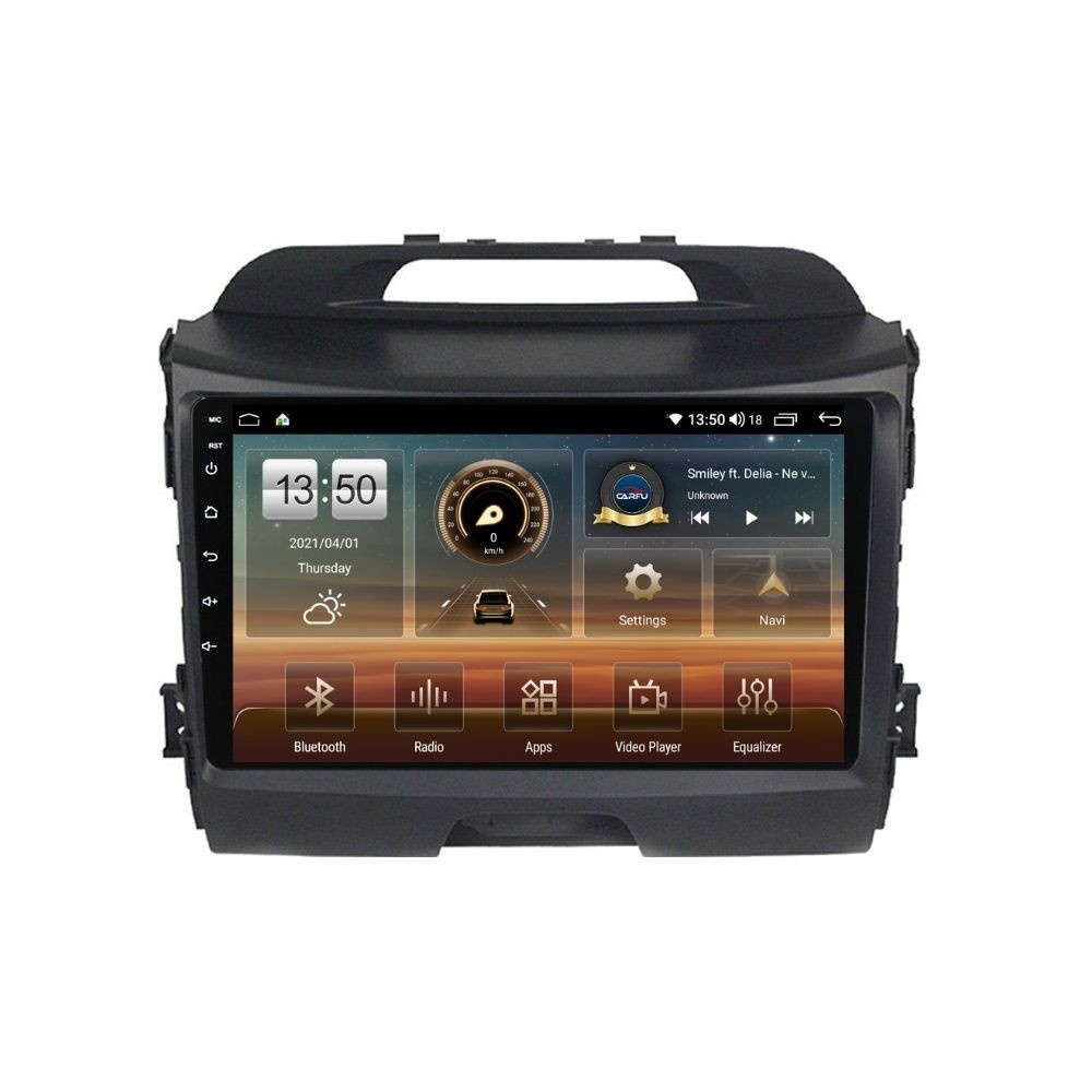 Navigatie dedicata cu Android KIA Sportage 2010 - 2016, 4GB RAM, Radio GPS Dual Zone, Display HD QLED 9