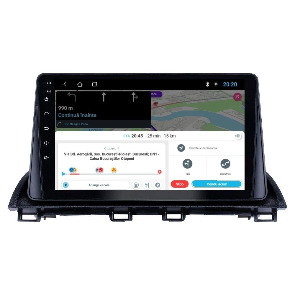 Navigatie dedicata cu Android Mazda 3 2013 - 2019, 1GB RAM, Radio GPS Dual Zone, Display HD IPS 9" Touchscreen, Internet Wi-Fi, Bluetooth, MirrorLink, USB - Imagine 7