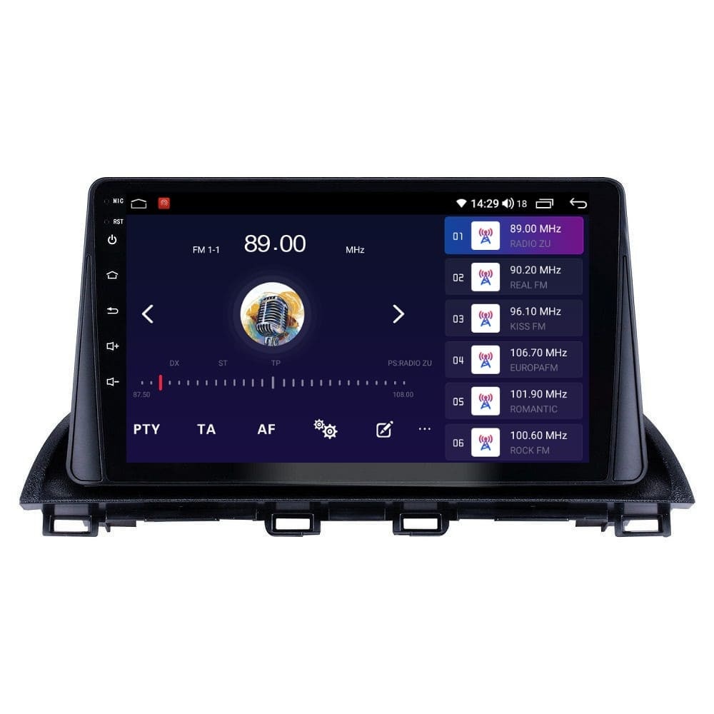 Navigatie dedicata cu Android Mazda 3 2013 - 2019, 2GB RAM, Radio GPS Dual Zone, Display HD QLED 9