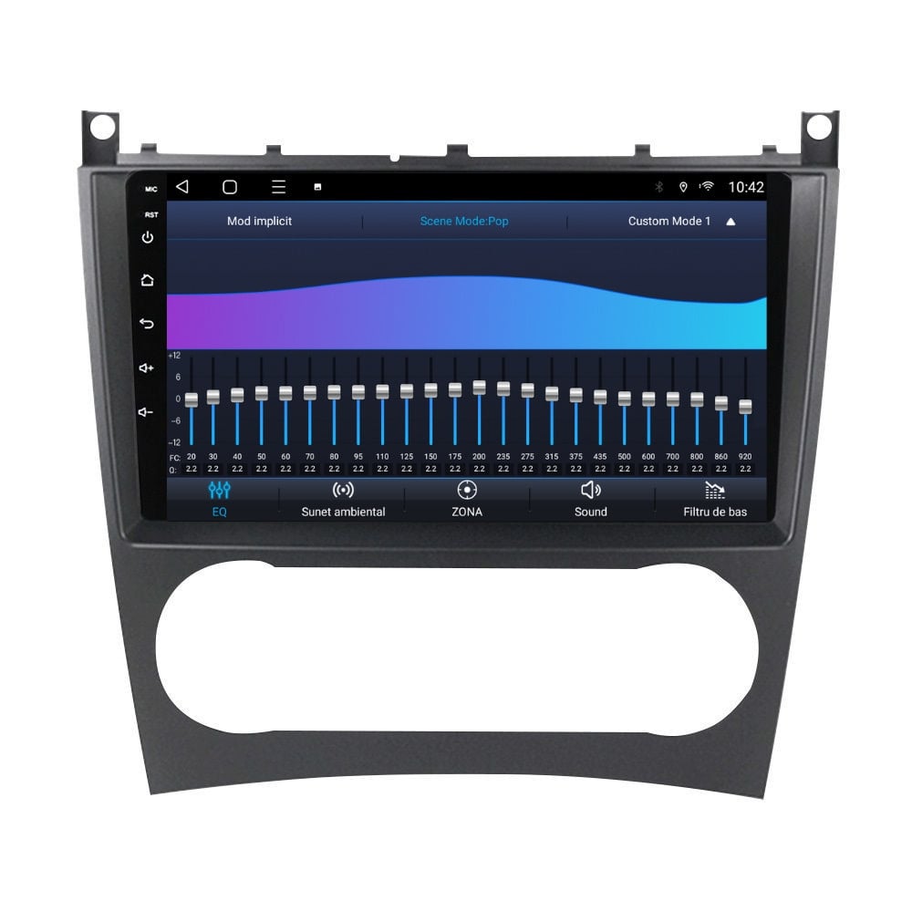 Navigatie dedicata cu Android Mercedes CLK C209 2005 - 2010, 2GB RAM, Radio GPS Dual Zone, Display HD QLED 9