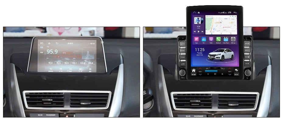 Navigatie dedicata cu Android Mitsubishi Eclipse Cross 2017 - 2020, 4GB RAM, Radio GPS Dual Zone, Touchscreen IPS 9.7